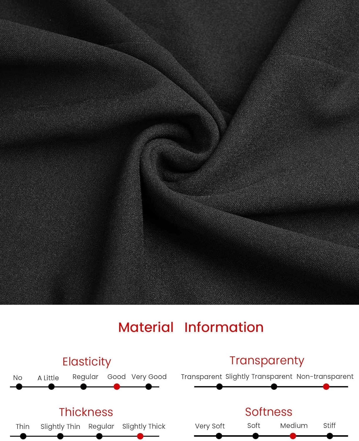 Women's Elegant Sheath Dress Asymmetrical Neckline Wear to Work Pencil Dresses - Image 5