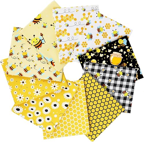 Vista 85 de Craftido -25 opciones: paquetes de tela de acolchado 100% algodón, 10 cuartos gruesos de 18 x 21 pulgadas, peso mediano de 5.2 onzas