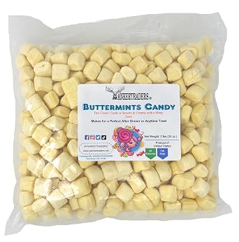 YANKEETRADERS Classic Butter Mint Candy, 2 Pound