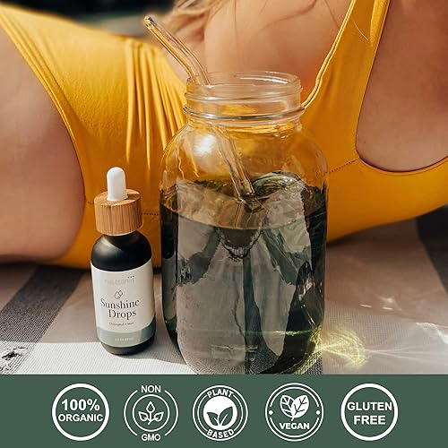 Miniatura 7 de Philosophie Gotas de clorofila líquida para agua Gotas de clorofila orgánica con menta para desintoxicación, desodorante interno y refuerzo