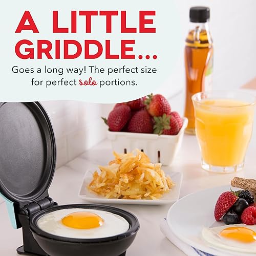Miniatura 3 de DASH Mini Maker - Plancha eléctrica redonda para panqueques individuales, galletas y mini máquina para gofres individuales, Hash Browns, Keto
