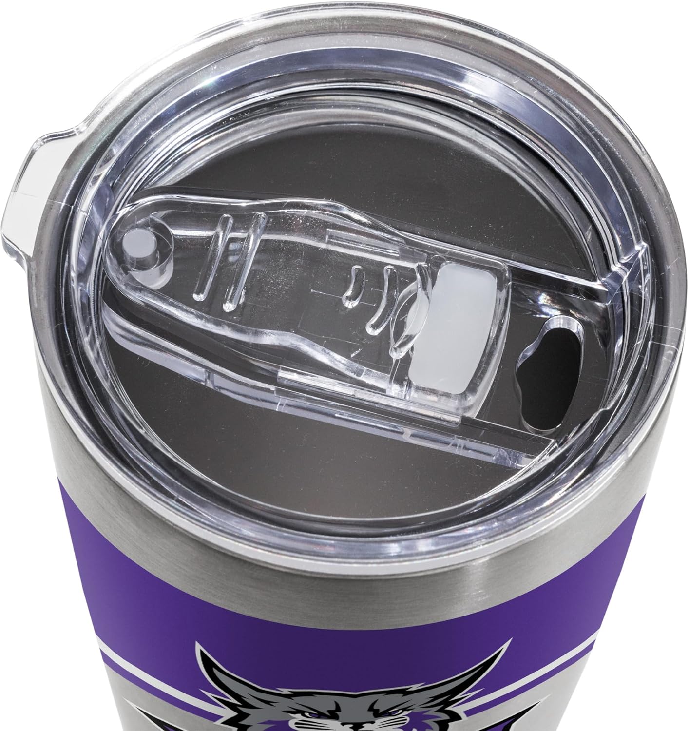 Rico Industries NCAA Weber State Wildcats Standard 20oz Stainless Steel Tumbler with Lid - Great For Coffee, Tea, Water or Cocktails - Image 5