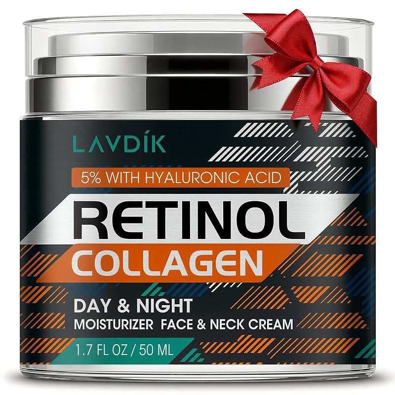 Creme facial LAVDIK com retinol, ácido hialurônico e aloe vera — 50 mL