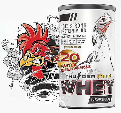 Más rápido X3 nuevas fórmula vitaminas suplemento de salud cápsulas de gallo Booster proteína de suero de pollo nutrición mixta para gran aumento de