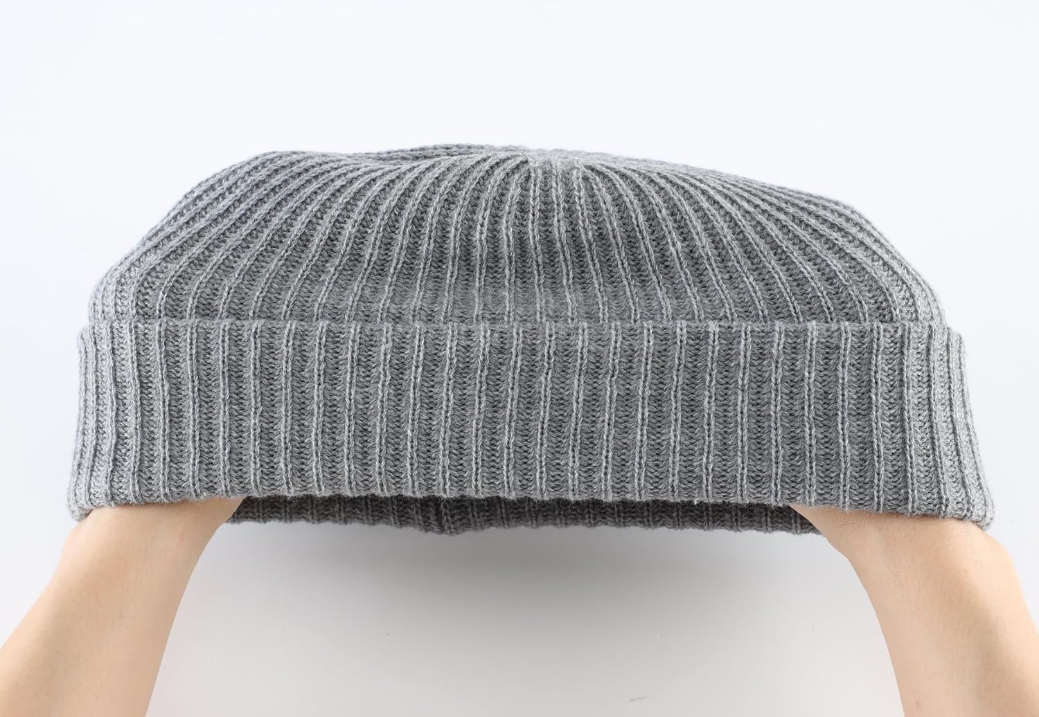 Home Prefer Mens Winter Hat Rib Knit Beanie Hat for Men Women Warm Cuff Beanie for Running Cycling Snow Ski Beanie - Image 8