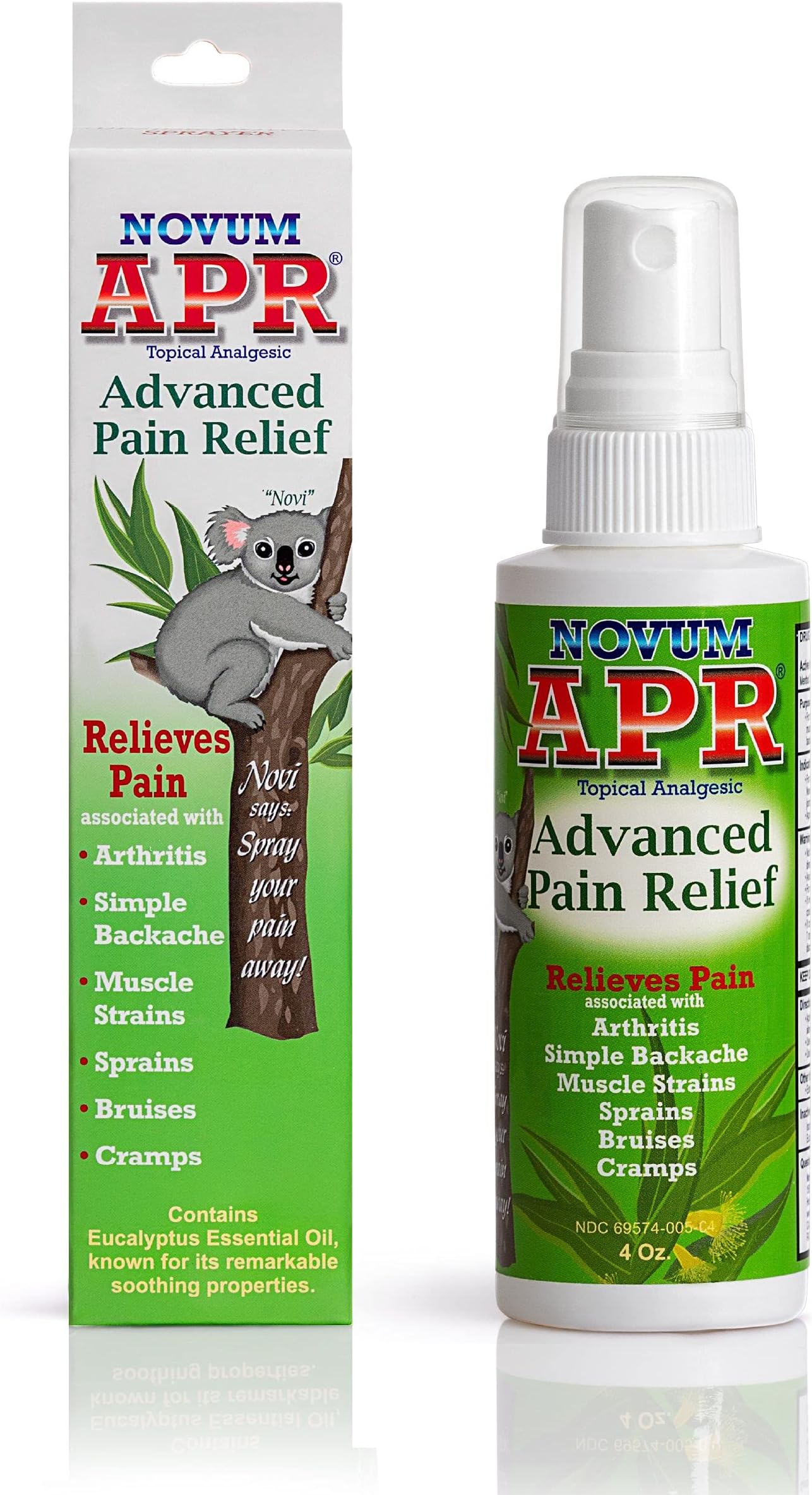 – 4 oz Advanced Pain Relief Spray for Muscles and Joints (4 Ounce)
