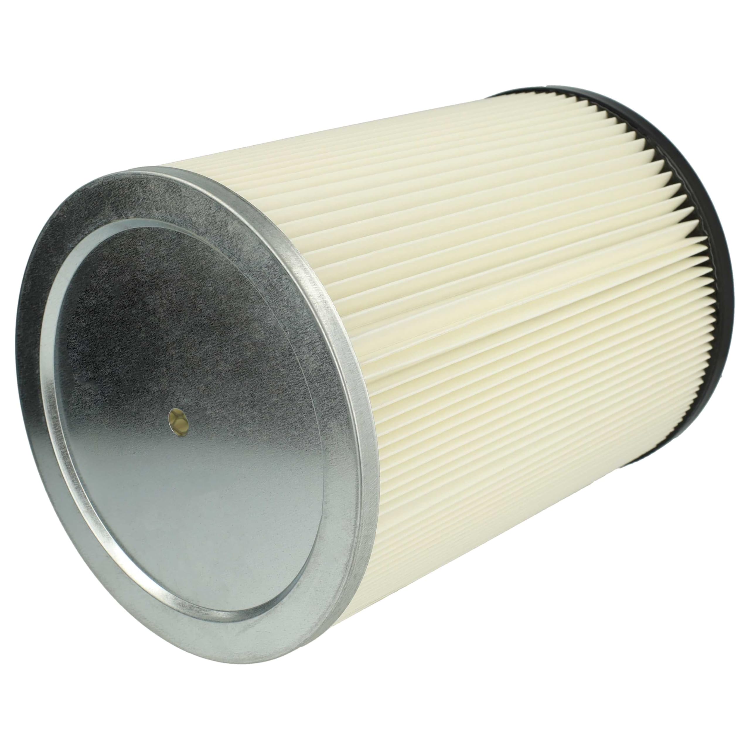 vhbw 4x Filtro plisado reemplaza Kärcher 6.904-325.0, 6.904-048.0 para aspiradora - blanco lavable