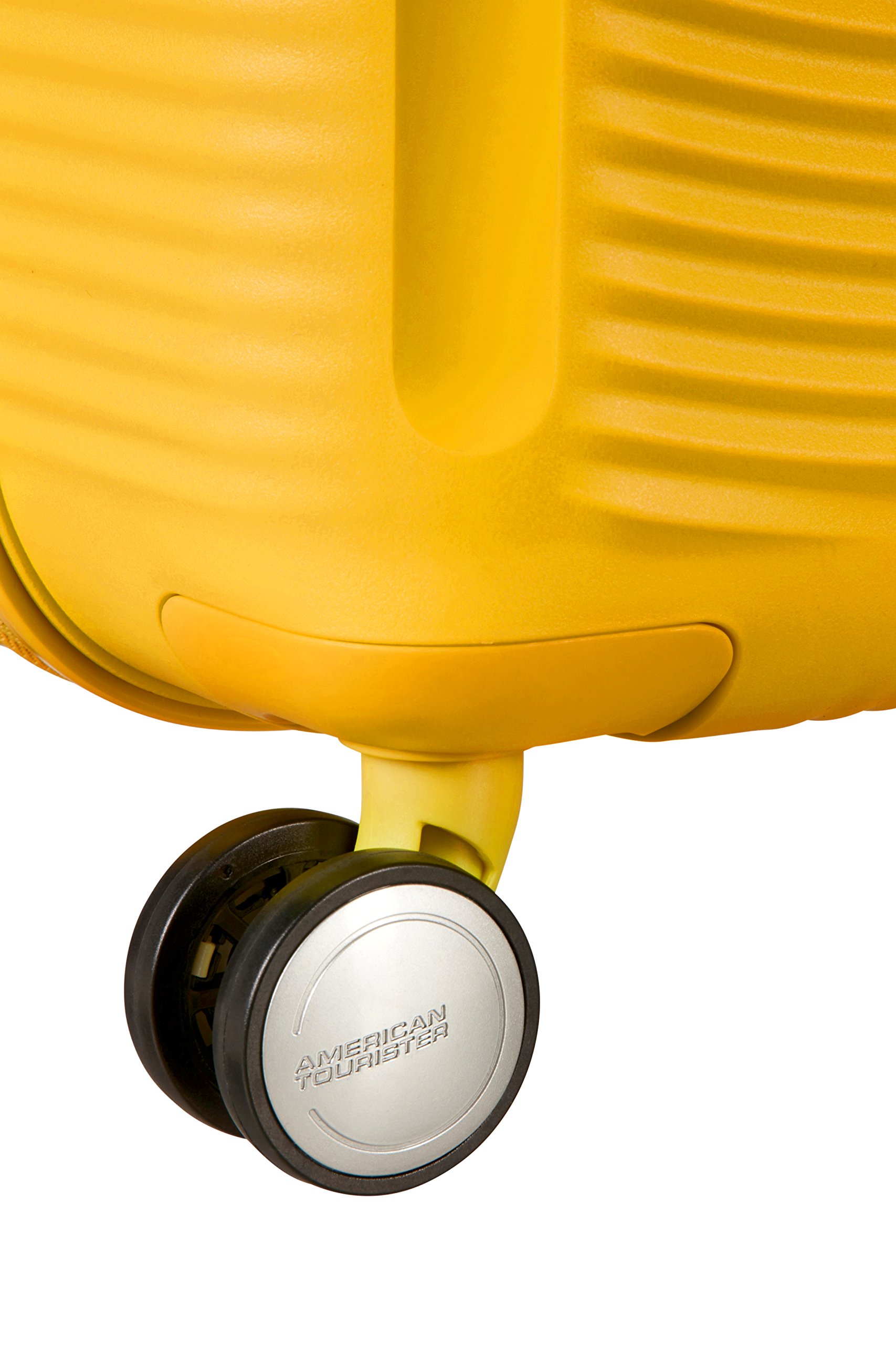 American Tourister Soundbox - Spinner 55/20 Tsa Exp, Valigia Espandibile, S (55 cm - 41 L), Giallo (Golden Yellow)