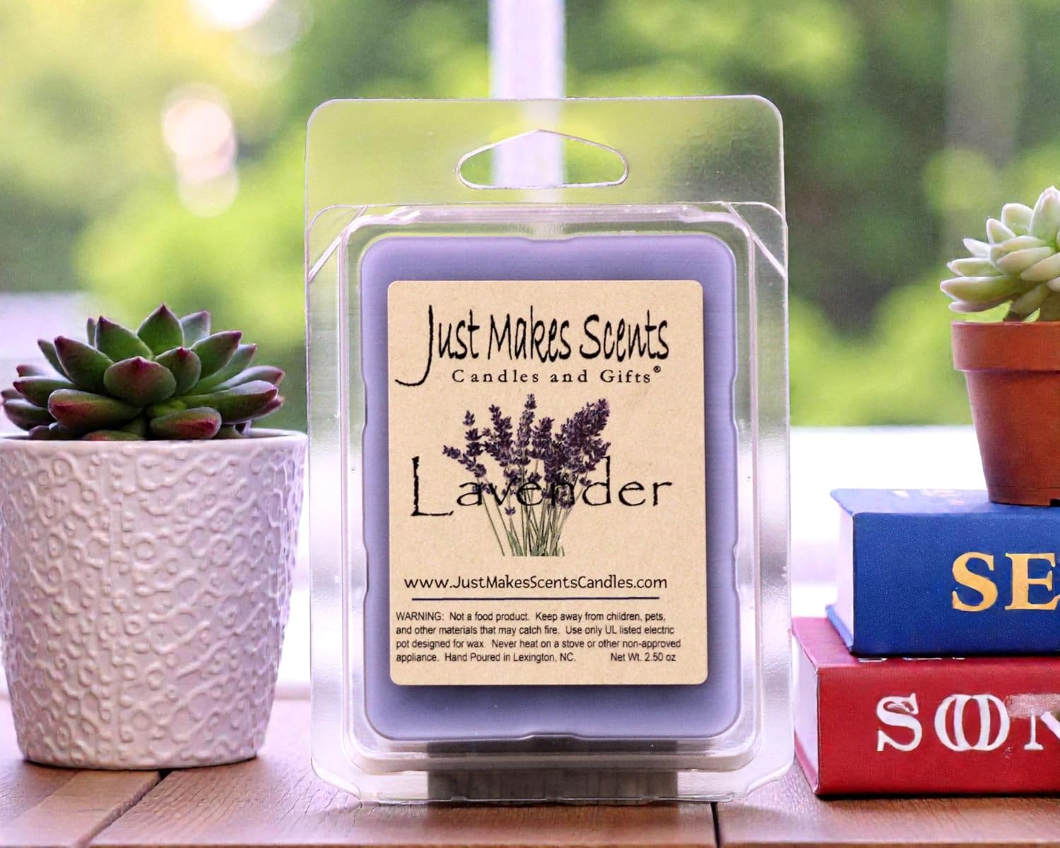 4 Pack - Lavender Scented Wax Melts by Just Makes Scents
