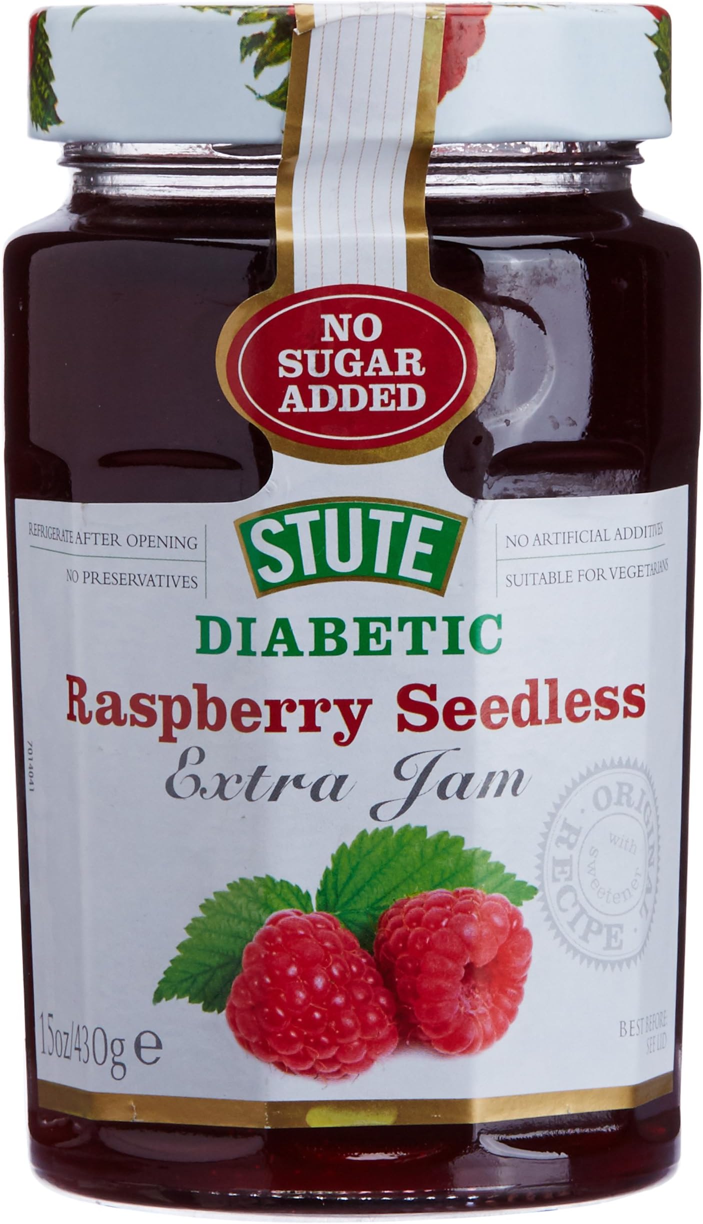 Stute Diabetic Raspberry Seedless Extra Jam, 430g
