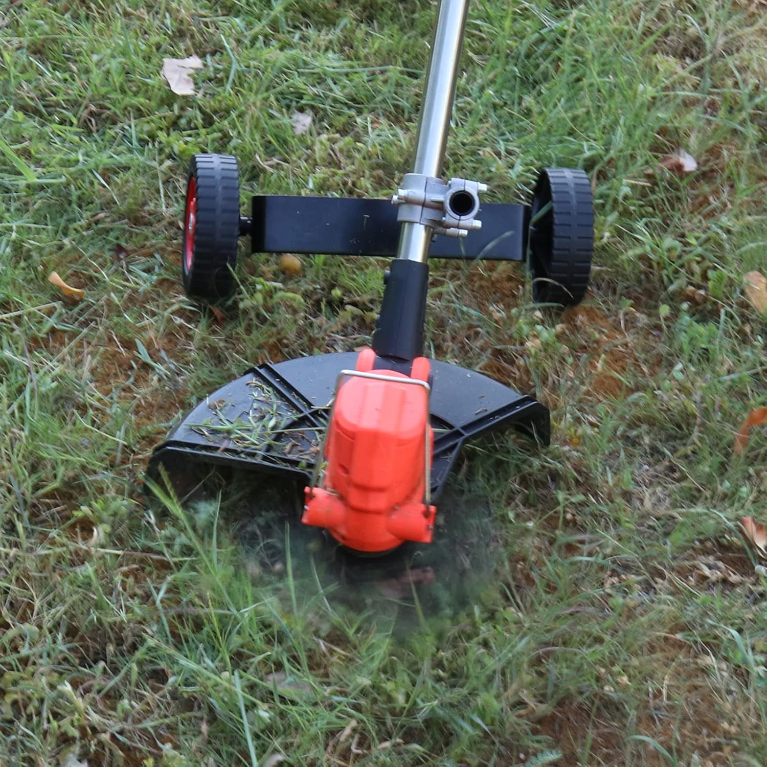 Buy Adjustable Support Auxiliary Wheels for Cordless Weed Wacker Walk Behind String Trimmer