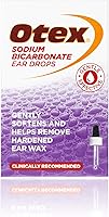 OTEX Sodium Bicarbonate Ear Drops for Hardened Wax Removal - 10ml Gentle Softener, Clinically Recommended