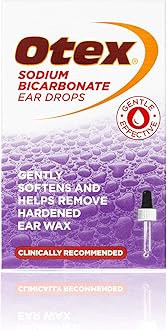 Otex Sodium Bicarbonate Drops for Hardened Ear Wax, 10ml