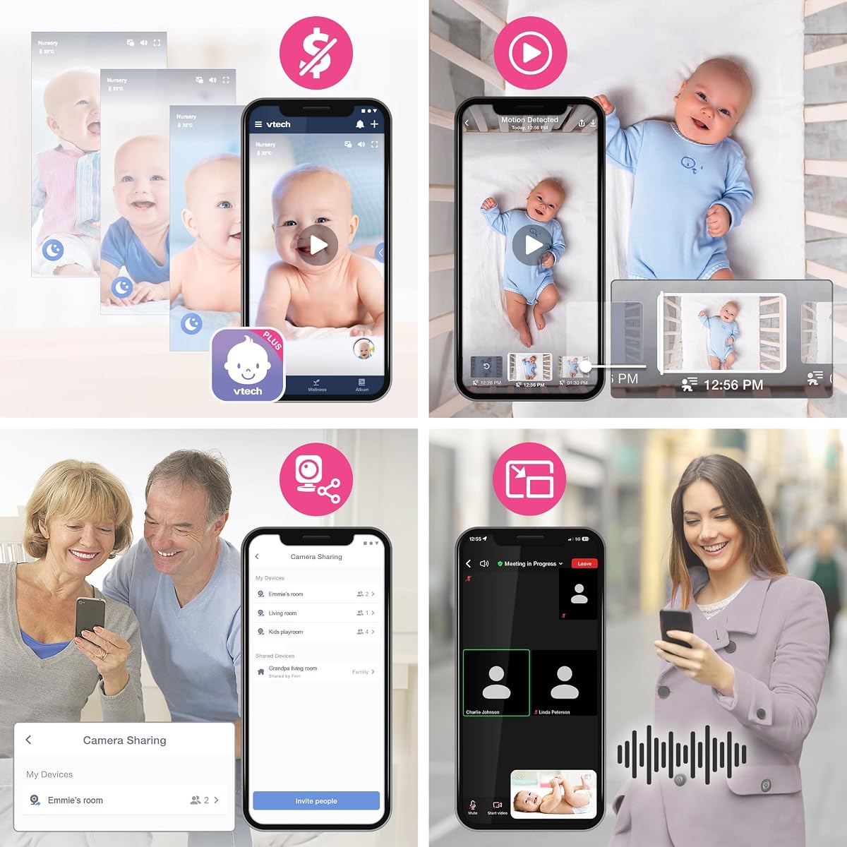VTech Digital Audio Baby Monitor view 2