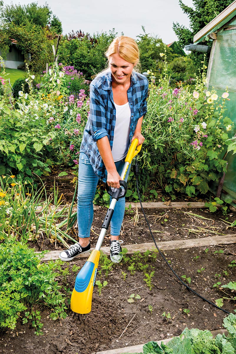 GLORIA Motobineuse Électrique 4-en-1 Gardenboy Plus 400 W 8 cm Outil de Jardinage