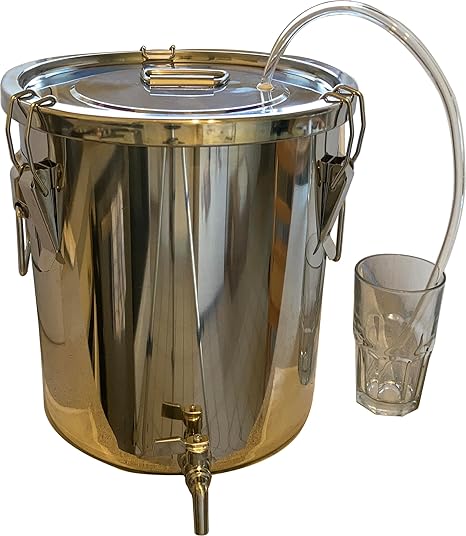 7.4 Gallon Brewing Fermenter Tank: Stainless Steel Pot for Home