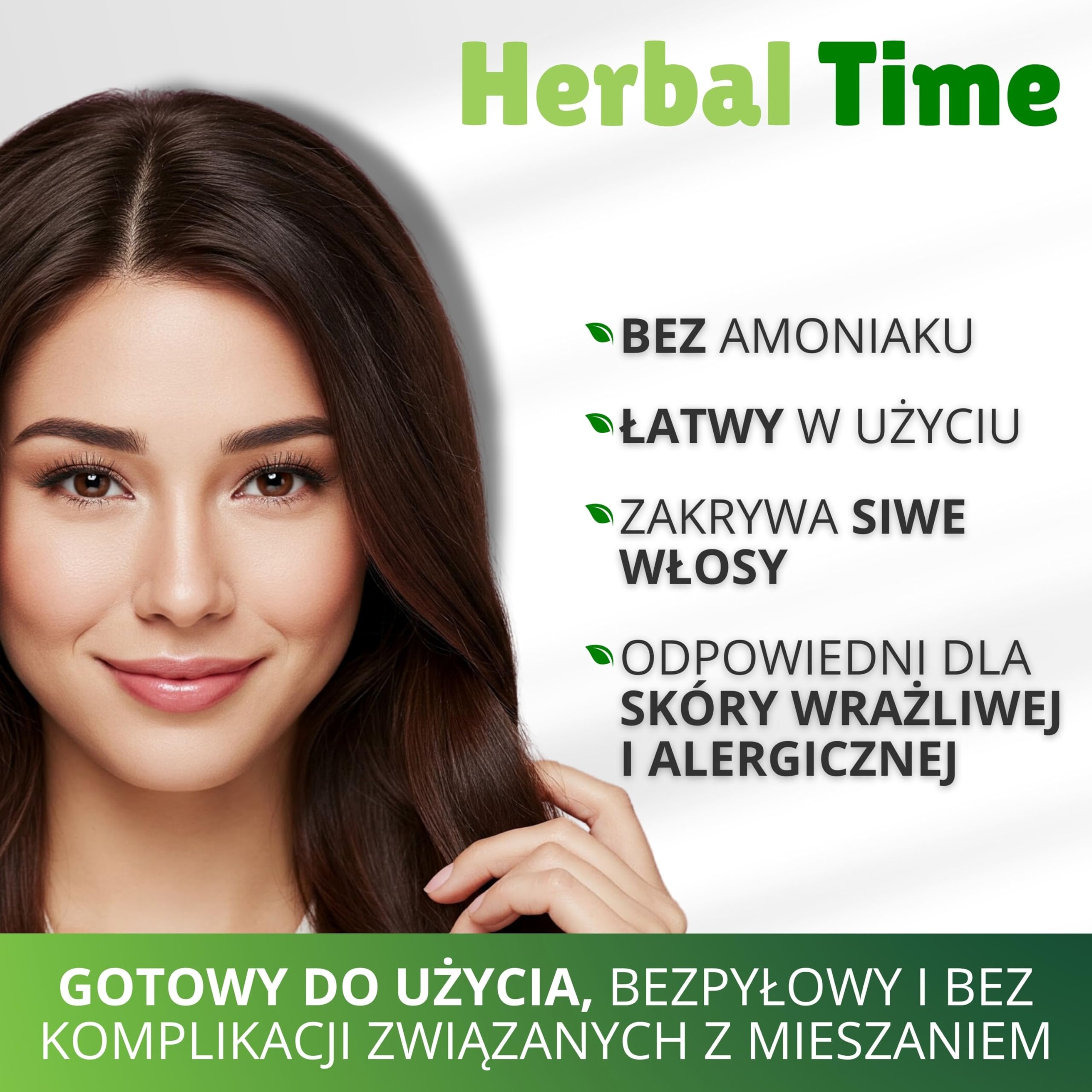 Krem do farbowania włosów z ekstraktem z henny i pokrzywy - czekolada 6, bez amoniaku, siarczanów, bez parabenów