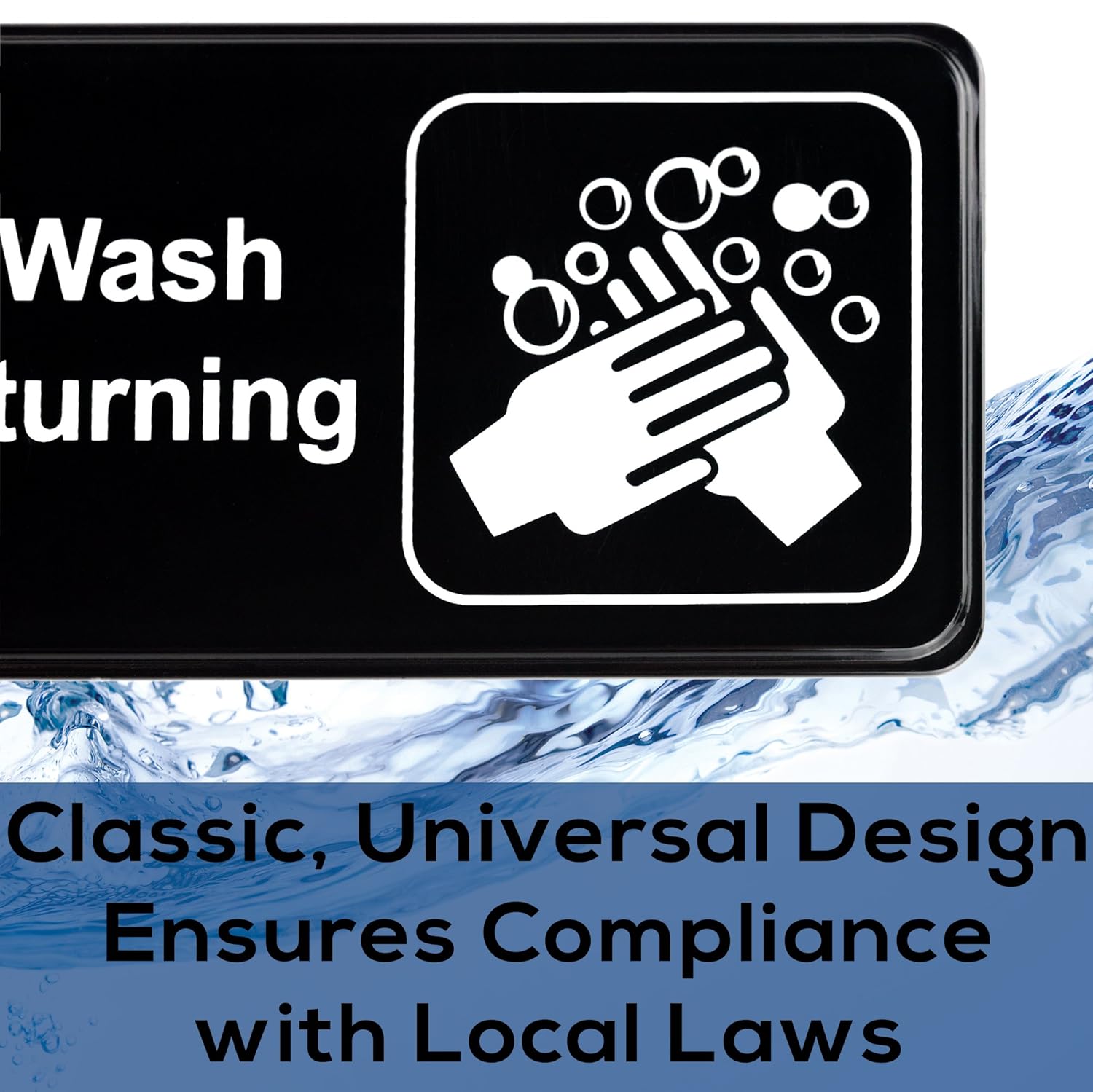 Frее Shірріng 🛒 Easy Install Employees Must Wash Hands Before Returning to Work Sign With Self-Adhesive Backing. 2 Pack Set, One Each For The Mens and Womens Restroom. Takes 30 Seconds To Post Above Bathroom Sinks