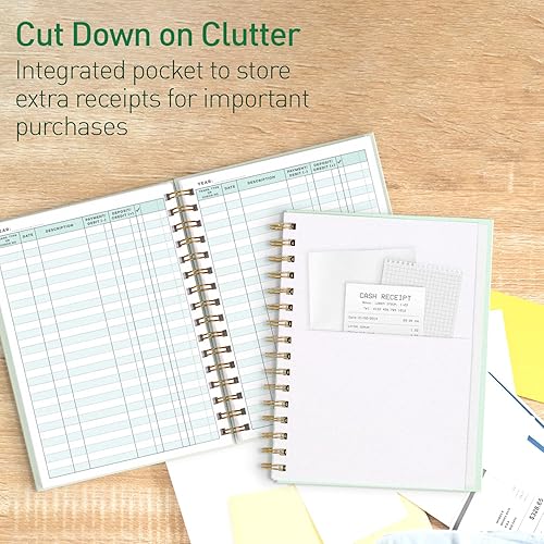Miniatura 5 de S&O - Cuaderno de seguimiento de presupuesto, bloc de notas para mantenerse organizado, diario de ahorros, planificador de finanzas, diario