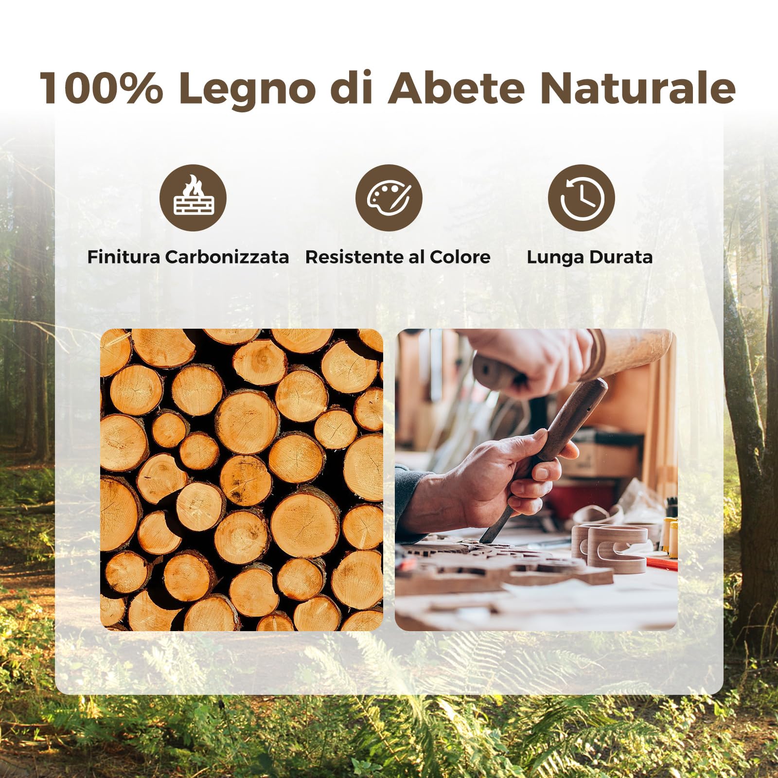 COSTWAY Ponte da Giardino in Legno, Ponte Decorativo con Finitura Tinta e Catena di Sicurezza, Ponte ad Arco in Legno per Giardino, Patio, Cortile e Fattoria, Carico 80 kg