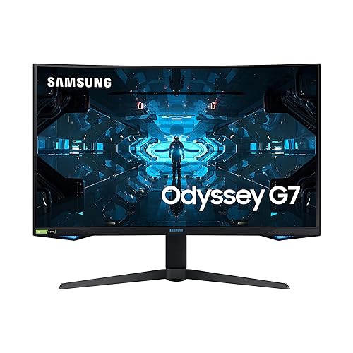 Immagine del prodotto Samsung Monitor Gaming Odyssey G7 (C32G73), Curvo (1000R), 32'', 2560x1440 (WQHD 2K), HDR 600, VA, 240 Hz, 1 ms, FreeSync Pro, G-Sync, HDMI, USB 3.0, Display Port, Ingresso Audio, HAS, Pivot, PIP, PBP