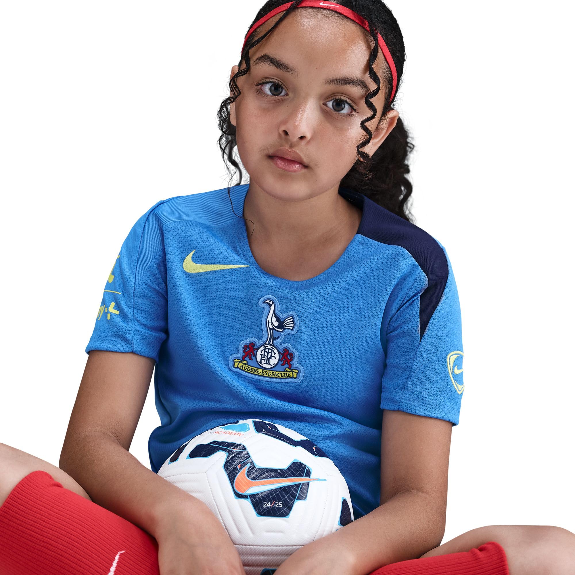 Tottenham Hotspur Strike Third Nike Dri-FIT Total 90 koszulka piłkarska z krótkim rękawem dla starszych dzieci, HM4153