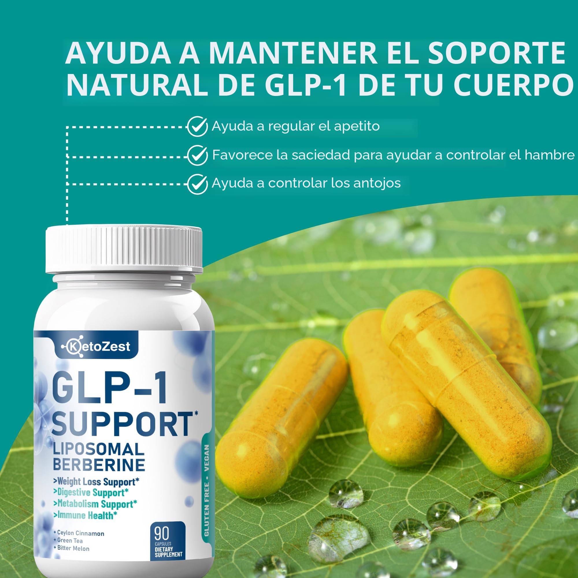 glp-1 donde comprar Amazon.com: GLP-1 Suplemento de apoyo para la pérdida de peso – 15 en 1 GLP1  apoyo para control de peso, supresor del apetito, quemadura de grasa para  mujeres y hombres, con berberina