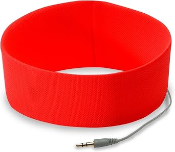 RunPhones Microphone Headphones True Red, Medium