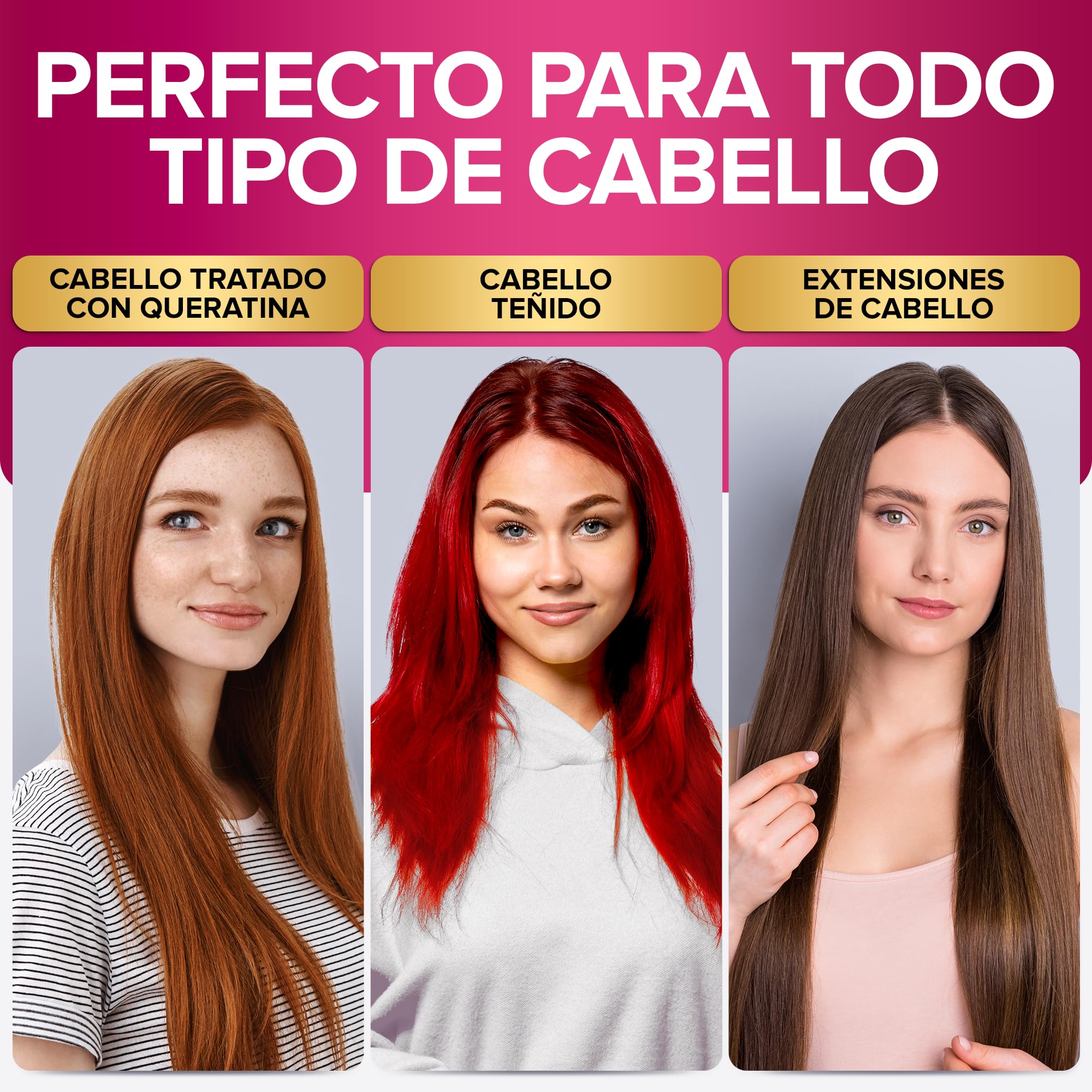 NYK1 Champu Sin Sulfatos Y Acondicionador (500ml x2) Champu Sin Sulfatos Ni Parabenos Y Cuidado Posterior Para Extensiones Y Color - Limpieza Suave Shampoo Sin Sulfato Y Acondicionador Ni Siliconas