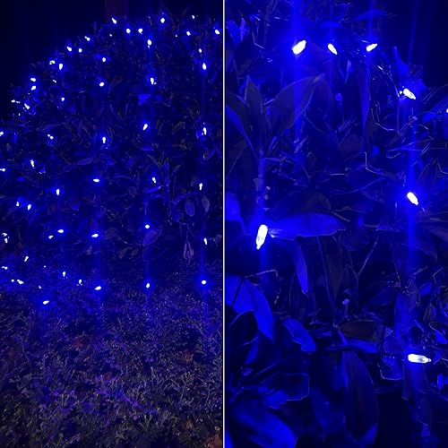 Miniatura 3 de Subular - Luces de red de Navidad para exteriores, 120 luces LED de 5 pies x 6 pies, luces de decoración de Navidad, 8 modos, red de luces de malla