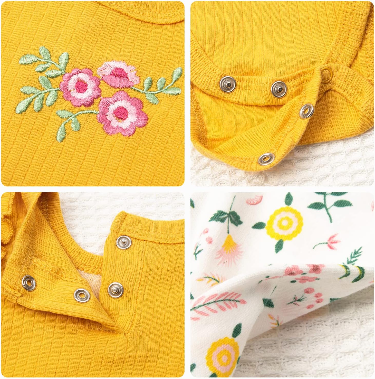 Reborn Baby Girl Dolls Clothes 24 Inches Outfits Accessories 4pcs for 22"- 24" Reborn Dolls Baby Clothes Newborn