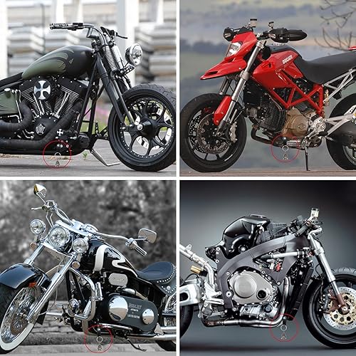 Miniatura 5 de Campana de motocicleta Ángel de la guarda campanas de motocicleta para ciclistas  Campanas Gremlin para motocicletas con percha, ángel de cruz con