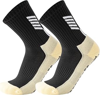 MenS Socks Sports Football Socks For Men Anti-Slip Basketball Cycling Socks,Black,One Size