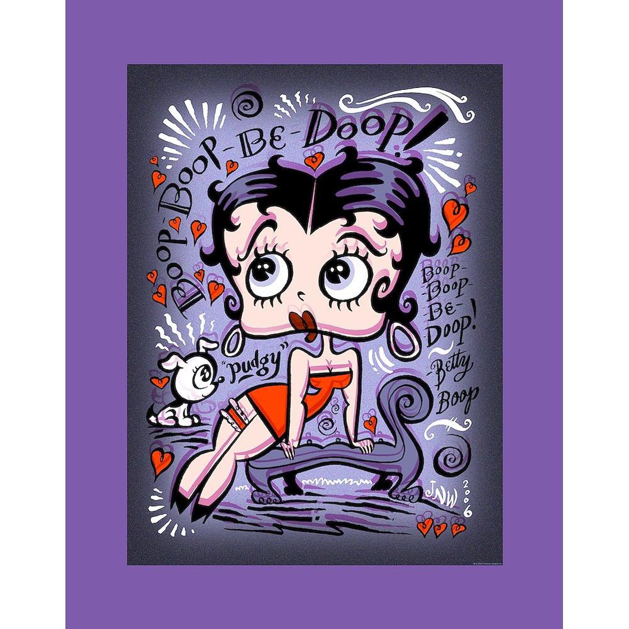 CafePress Betty Abstract Boop Twin Duvet Cover, Printed Comforter Cover, Unique Bedding,