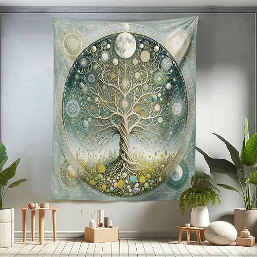 Miniatura 86 de Ambesonne Tapiz vintage, detalles de relojes mecánicos, diseño steampunk, diseño steampunk, para colgar en la pared para dormitorio, sala de estar,