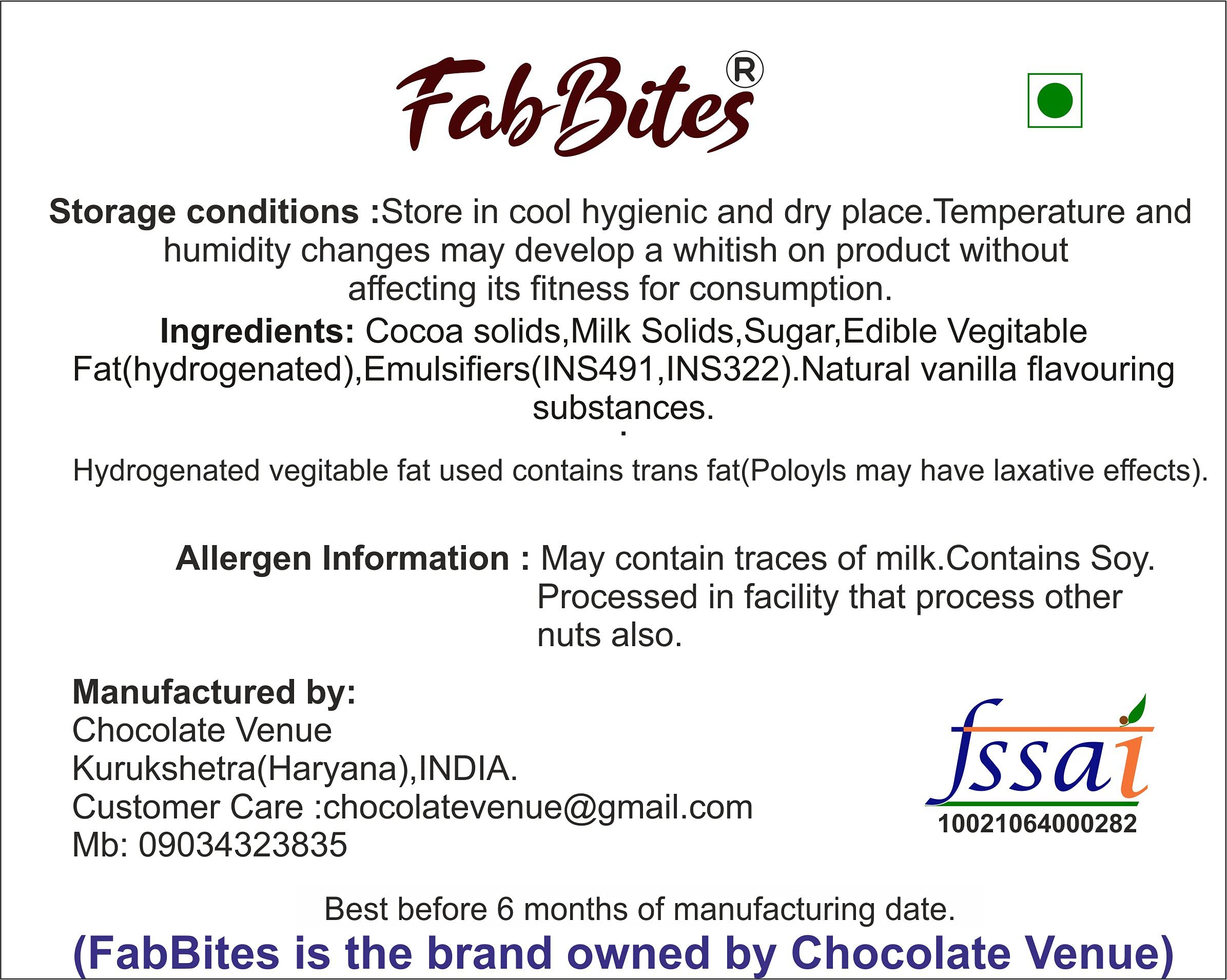 Chocolate Venue 3 Line Message with 27 Alphabets 3