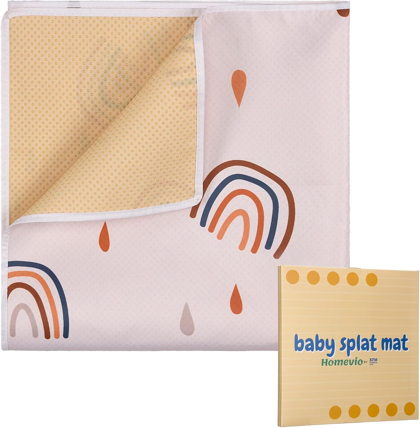 Homevio Splat Mat Waterproof Washable 51" Baby Splat