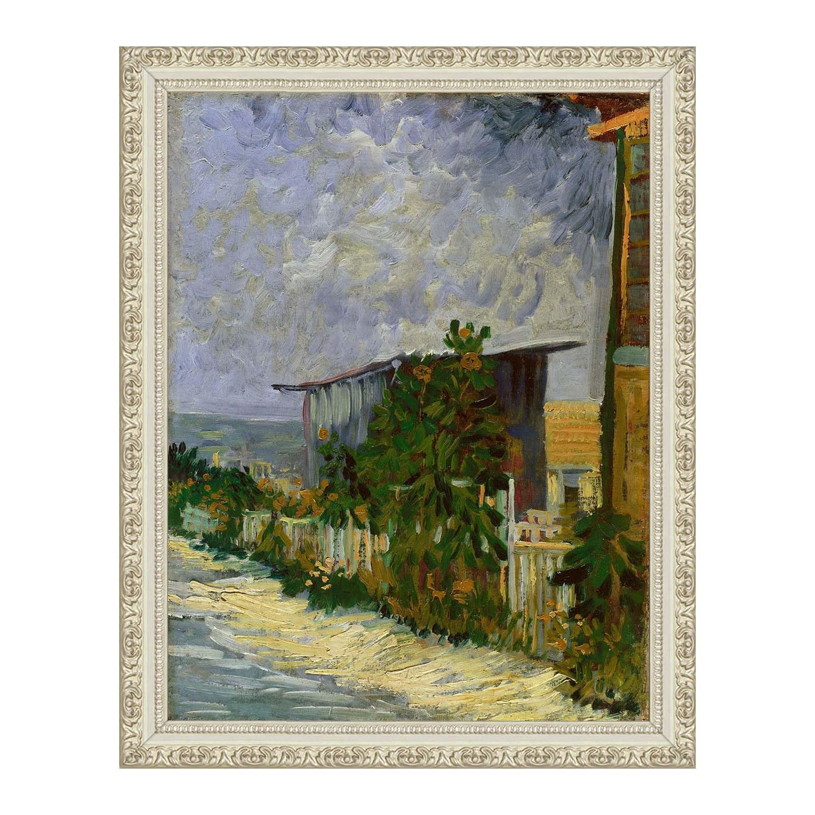 フォンテーヌ「モンマルトルの風景」額装版画