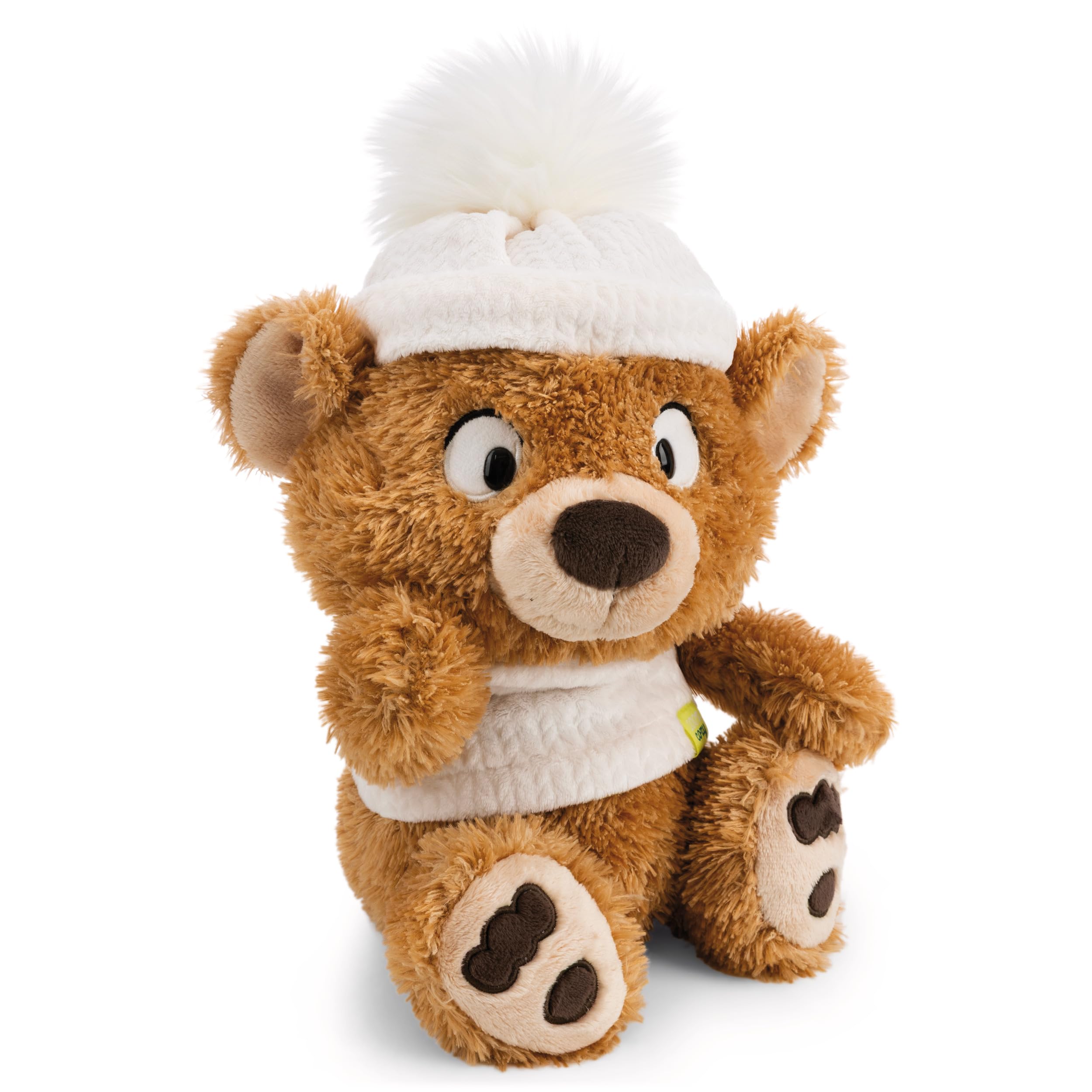 NICI Kuscheltier Bär Capiccino 50cm - Weiches Stofftier aus Plüsch zum Liebhaben, Knuddeln & Spielen, tolles Geschenk für Kinder & Erwachsene | 63241