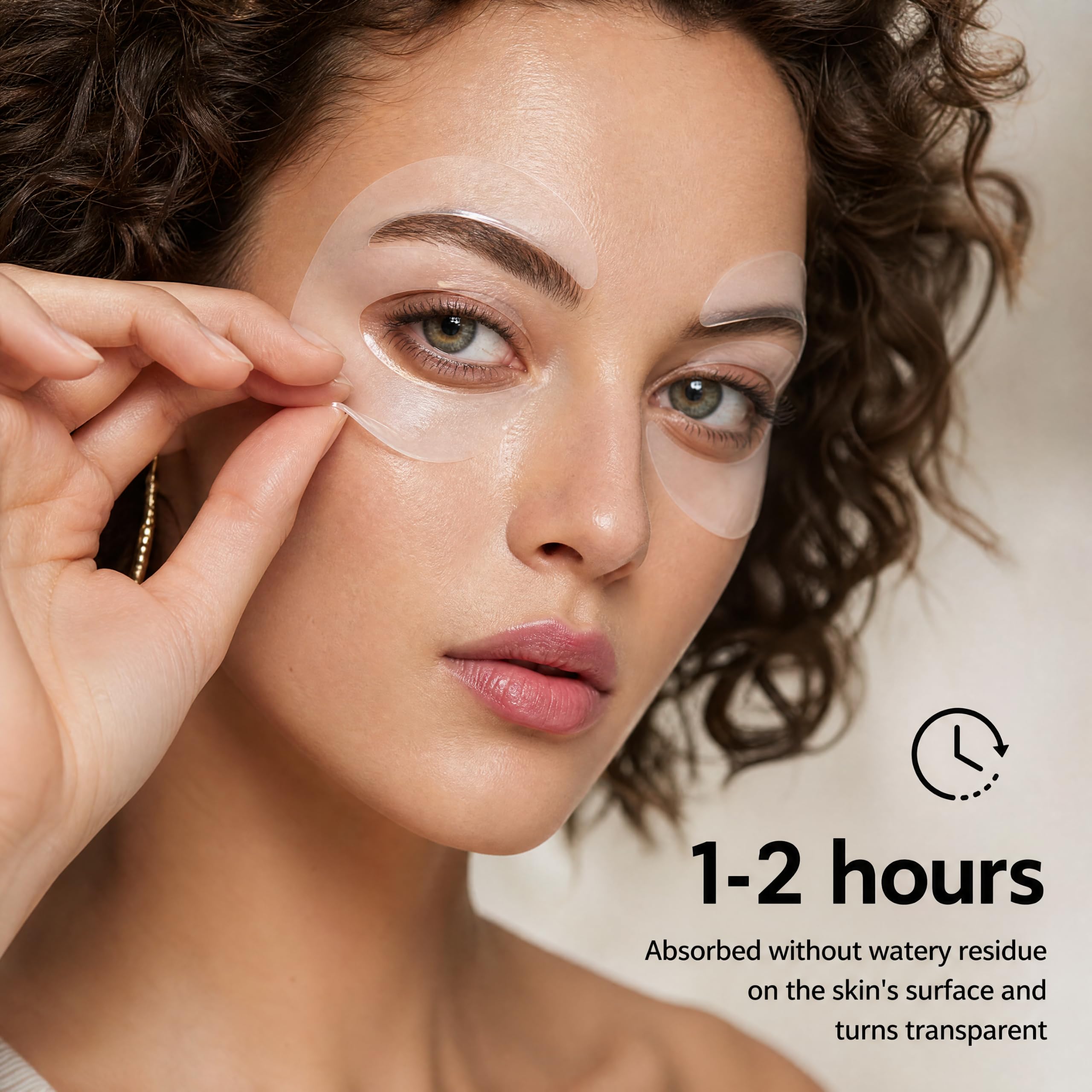 Novoy Bio-Collagen Real Deep, Nachtpflaster mit Retinol, 6-in-1 für Augenringe, Taschen und Falten, 2 % Koffein + Hyaluronsäure + Niacinamid, koreanische Maske P