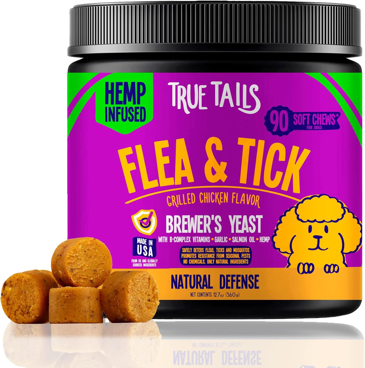 Buy True Tails Flea and Tick Chews 90Count Flea and Tick Chewables