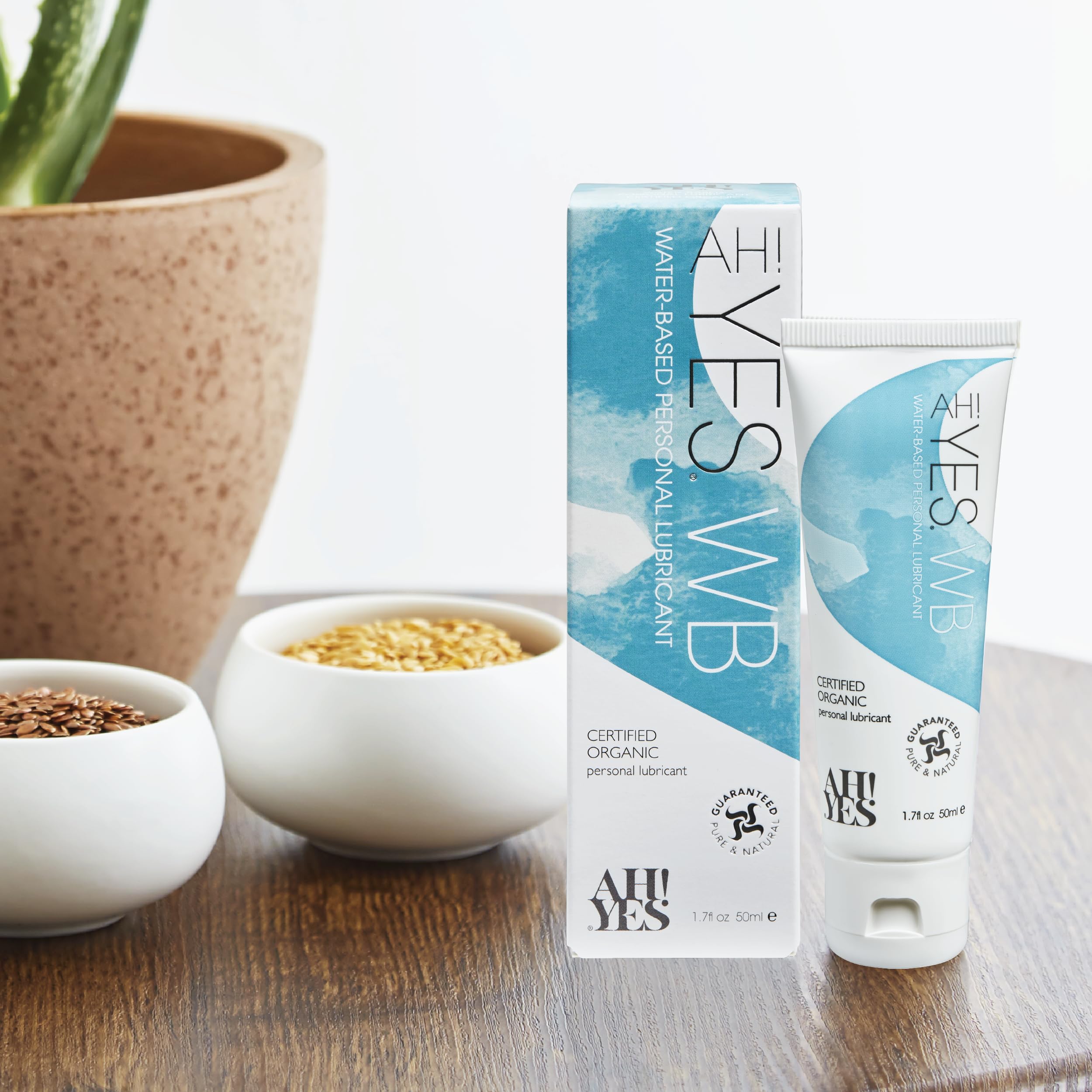 ah yes wb water-based natural lubricant AH! YES® Lubricants main image 0