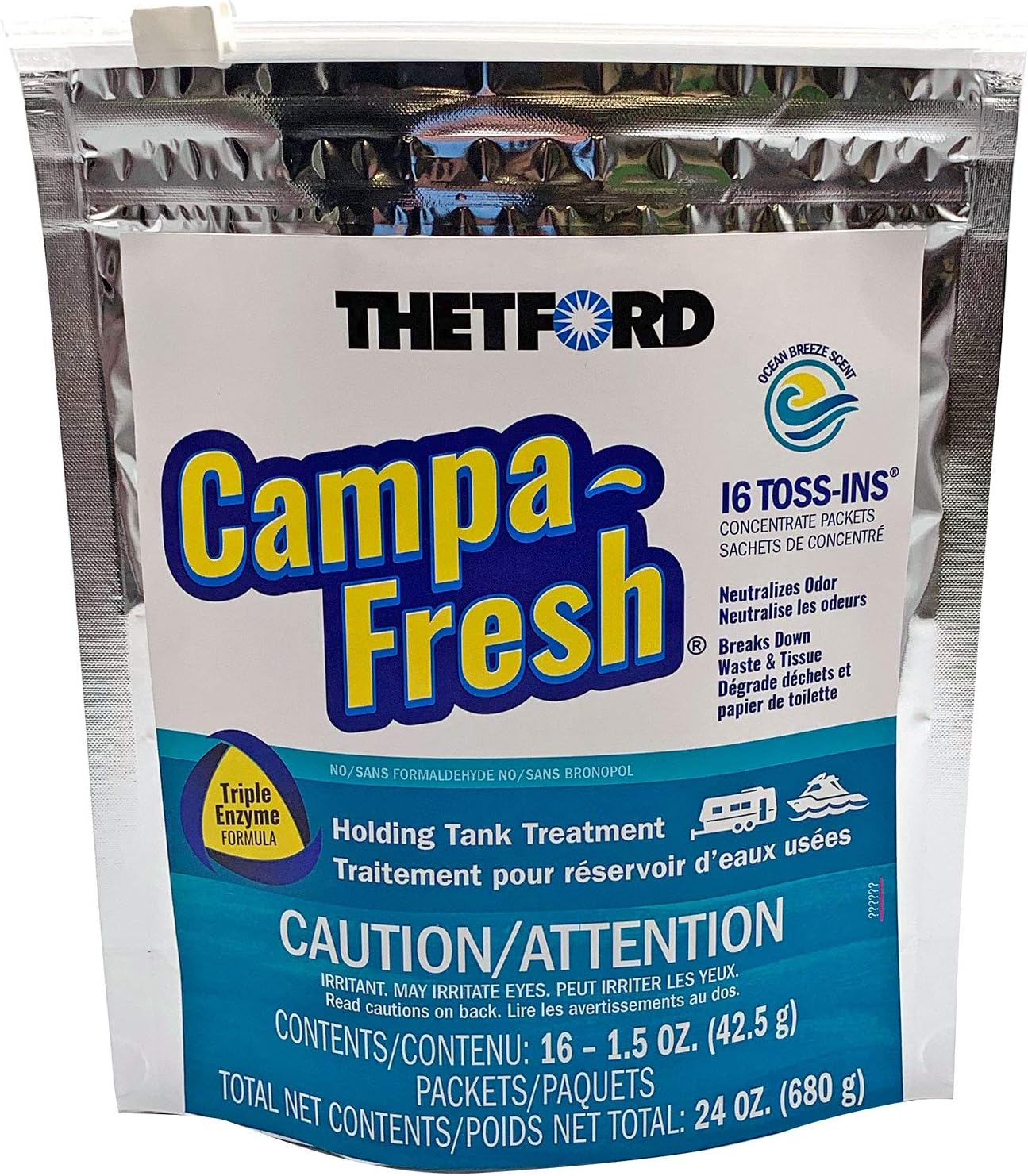 Thetford CampaFresh Free & Clear RV Holding Tank Treatment