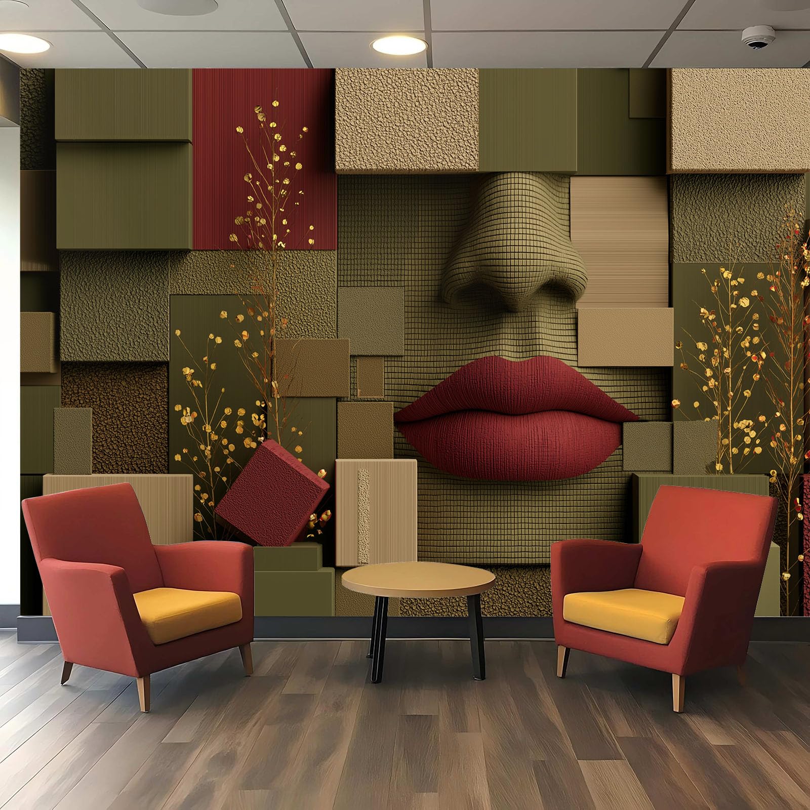 Papier peint abstrait 3D toile de fond design haut de gamme