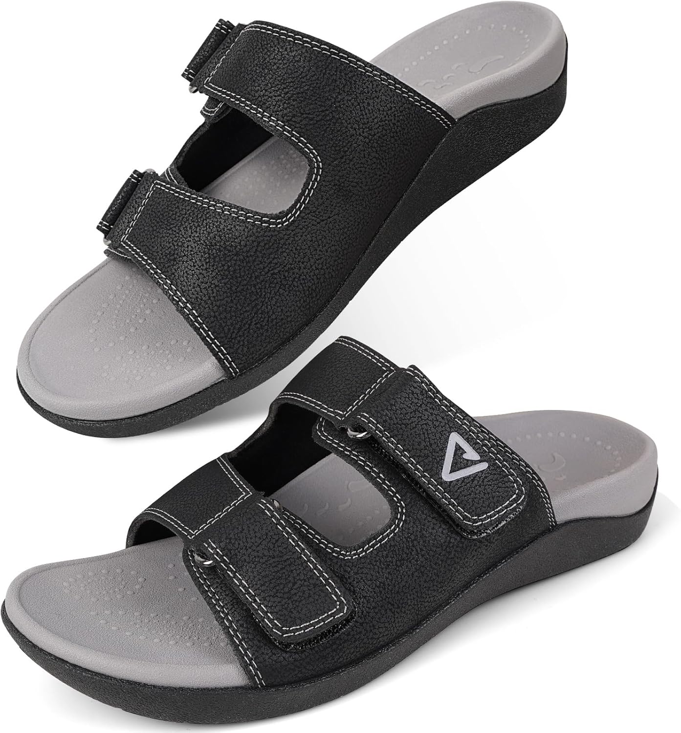 V.Step Orthopedic Sandals for Women Men, Adjustable Orthotic Slide Sandals with Arch Support Slip On for Plantar Fasciitis Pain Relief V.Step Orthopedic Sandals for Women Men, Adjustable Orthotic Slide Sandals with Arch Support Slip On for Plantar Fasciitis Pain Relief