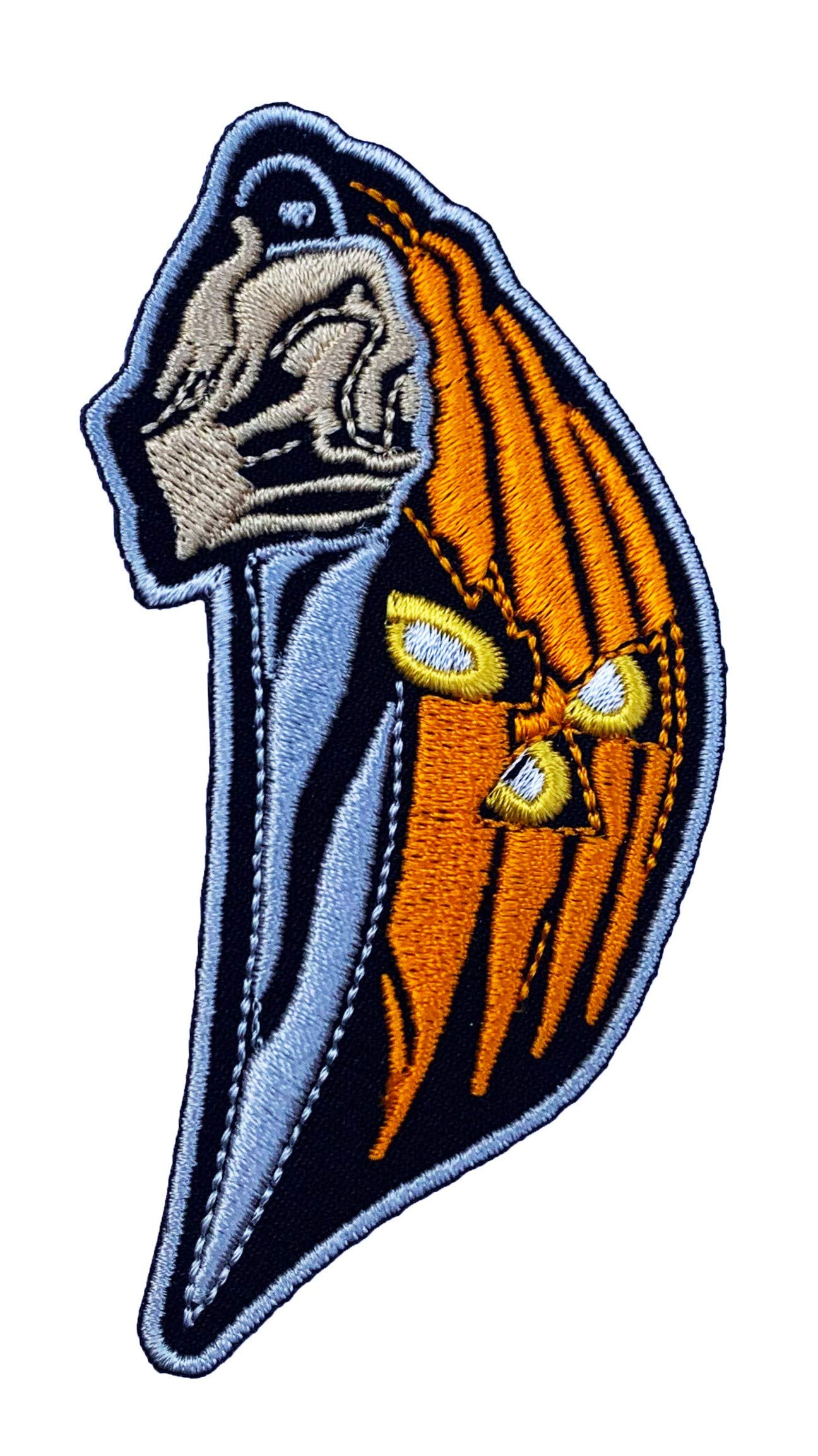 Karma Patch Multi-Coloured Halloween Logo Patch Embroidered Iron Or Sew On Badge Applique Michael Myers Horror Movie Souvenir Slasher Diy Costume