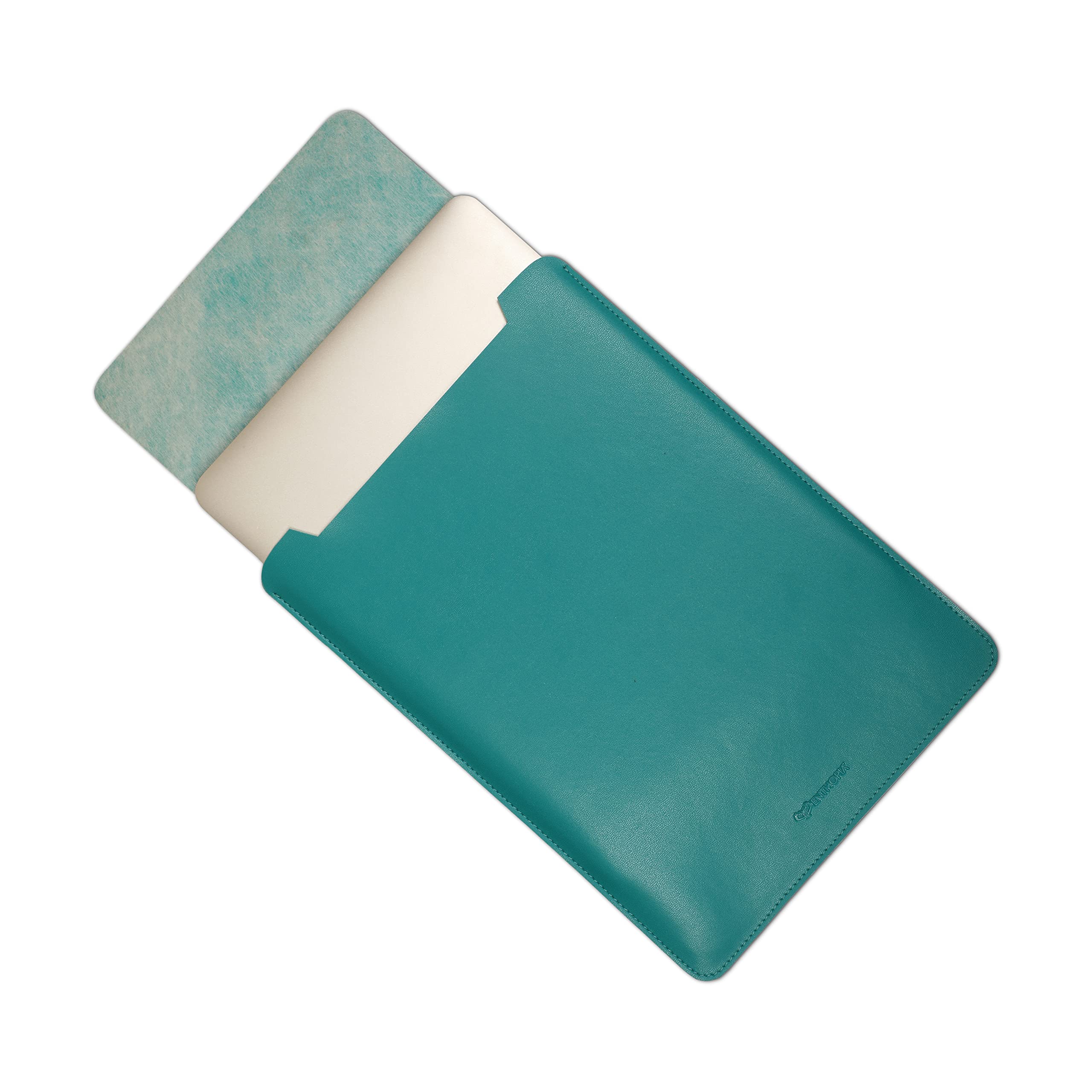 ENTHOPIA Vegan Leather Laptop Sleeve Compatible with MacBook Air 13.6” M2 A2681 2022-2023 | Slim Fit, Soft Lining, Water Resistance Laptop Cover | Teal (B0BNMPDPVL) Amazon Price History, Amazon Price Tracker