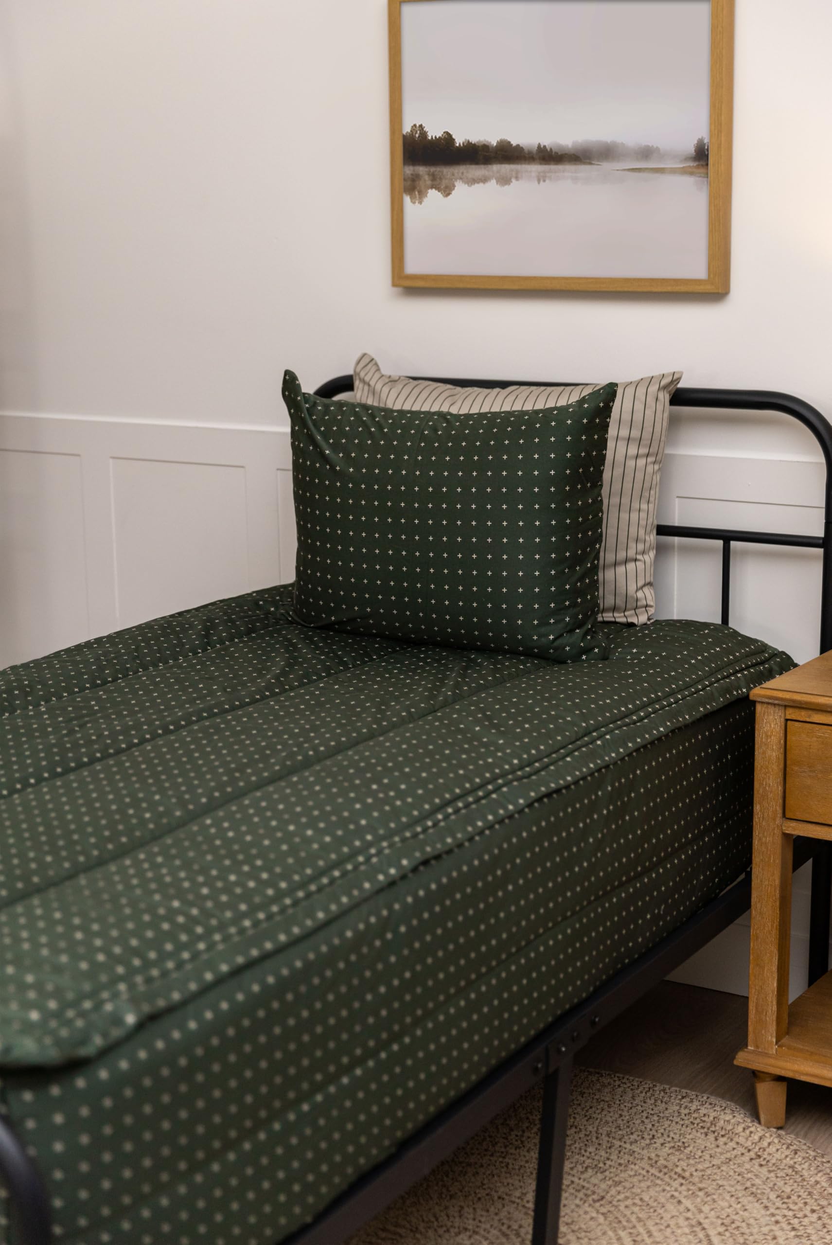 Beddy's Forest Green Bed in A Bag Zipper Bedding Set