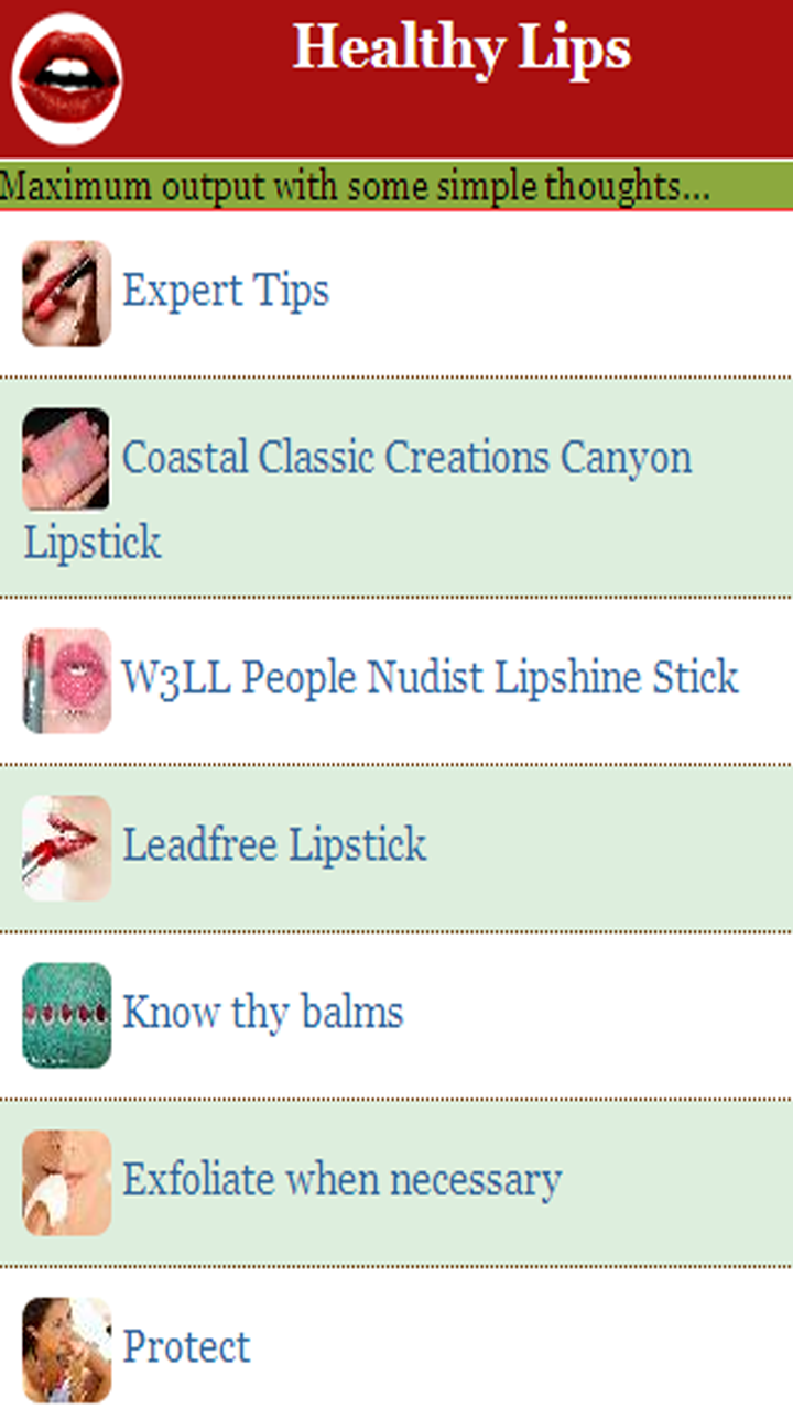 Lips App Healthy Lips - App on Amazon Appstore