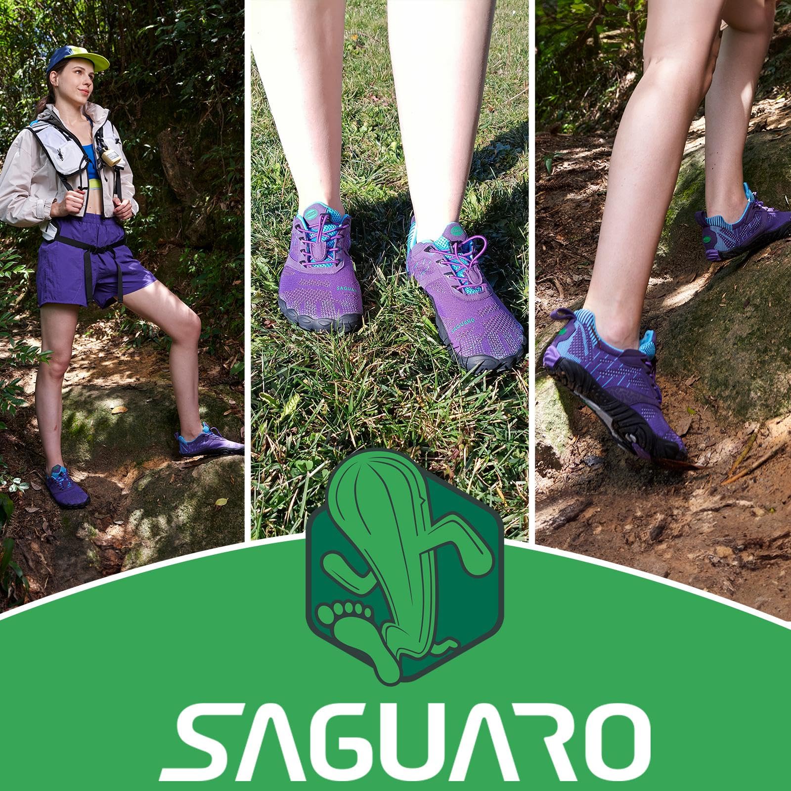 SAGUARO Scarpe Minimaliste Comode Morbide Scarpe Barefoot Leggere e Antiscivolo,Unisex-Adulto